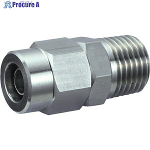 TRUSCO SUS���C���R�l�N�^ �K�p�`���[�u�a10X8 �˂�R1/4 TS10-02M (R1/4) 1�� ��256-0992