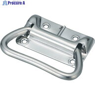 TRUSCO スプリング付トランク取手 ステンレス製 105mm TT-105S 1個 ▼329-1642