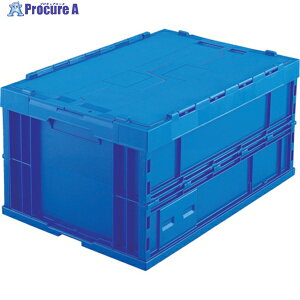 TRUSCO �܂肽���݃R���e�i�t�^�t 75L �_�[�N�u���[ TR-F75B DB 1�� ��344-9556
