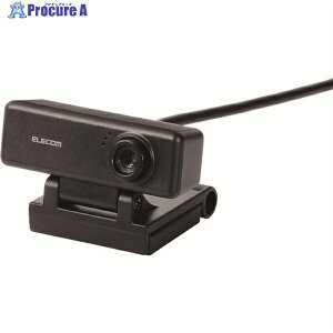 ELECOM ���C�h���HD�Ή�100����fWeb�J���� �}�C�N���� �u���b�N UCAM-C310FBBK 1�� ��131-4678