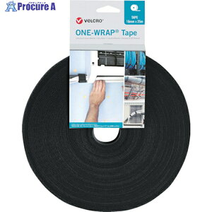 Velcro ���F���N��[[R��]] ONE-WRAP[[R��]] �e�[�v ��25mm×����25m �� VEL-OW64153 1�� ��250-3646