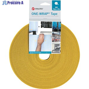 Velcro �y���ؔp�ԁz���F���N��[[R��]] ONE-WRAP[[R��]] �e�[�v ��25mm×����25m �� VEL-OW64156 1�� ��250-3649