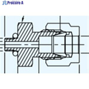 Fujikin �j���[V-Lok 2���k�����O�򂢍��ݎ� �X�e�����X�|�� VUWH-4XM5-HAV-V 1�� ��352-1075