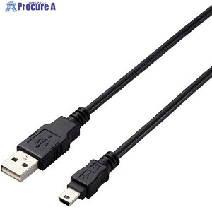 ELECOM USB2.0P[u A-miniB^Cv dlŒ 2m ubN U2C-AM20BK/ID 1{ 441-3959yϕsz