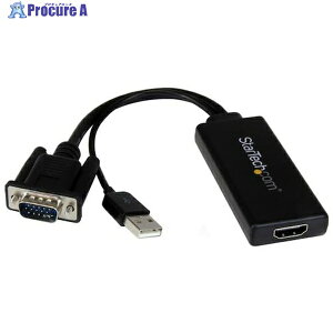 StarTech fBXvCA_v^[/VGA - HDMI/1080p/USBp[/I[fBI VGA2HDU 1 492-9739yϕsz