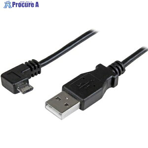 StarTech USB�P�[�u��/A - Micro-B/50cm/USB 2.0/�EL�^/�I�X�E�I�X/BK USBAUB50CMRA 1�� ��493-1382