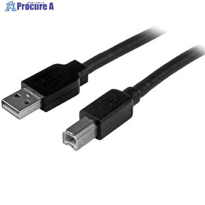 StarTech USB�P�[�u��/A-B/15m/USB 2.0/480Mbps/�I�X�E�I�X/�u���b�N USB2HAB50AC 1�� ��502-6322