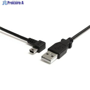 StarTech USB 2.0�P�[�u��/91cm/Type�]A - L�^����Mini-B/480Mbps/�I�X-�I�X/�u���b�N/�~�jB USB2HABM3LA 1�� ��538-8170