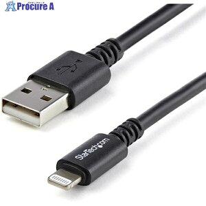 StarTech Lightning�P�[�u��/USB-A/3m/480Mbps/Apple MFi�F��/�u���b�N/iPhone���C�g�j���O USBLT3MB 1�� ��538-9733