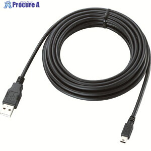 ELECOM EURoHS�w�ߏ����G�RUSB2.0�P�[�u�� 0.5m �u���b�N U2C-JM05BK 1�{ ��541-1173