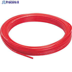 PISCO �|���E���^���`���[�u ���b�h 8×5 100M UB0850-100-R 1�� ��818-2329