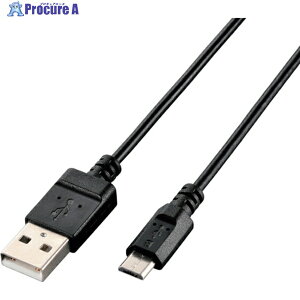 ELECOM �G�RUSB2.0�P�[�u�� A-MicroB 0.9m �u���b�N U2C-JAMB09BK 1�{ ��829-2091