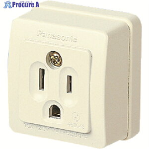 Panasonic �ڒn�p�^�R���Z���g 125V WK3001W 1�� ��144-8328 ��YA513