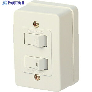 Panasonic 2�A�^���u���X�C�b�` WS3900WP 1�� ��763-2410