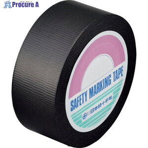 緑十字 マット固定用テープ 黒 MAK-50 50mm幅×50m 手切り可能タイプ PE 262002 1巻 ▼113-7965【代引決済不可】