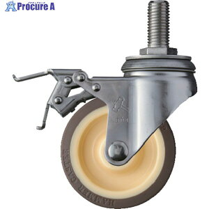 �n���}�[ �˂����ݎ� ���� �L���X�^�[ M20X2.5 �X�e�����X �X�g�b�p�[�t �E���^����(�M�Y���E�x�A�����O��) 100mm ���׏d 315SA-UB100 1�� ��398-4354