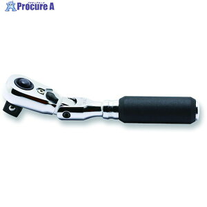 Ko-ken Z-EAL 3/8�h(9.5mm)SQ. �v�b�V���{�^������U�胉�`�F�b�g�n���h��(�R���p�N�g) �S��114mm 2726ZB-3/8 1�� ��556-1010