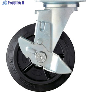�n���}�[ �v���[�g�� ���� �L���X�^�[ 75X75(80X80) �X�g�b�p�[�t �S��(�x�A�����O��)�� 150mm �n�C�O���[�h ���׏d 413YS-FR150 1�� ��392-9566