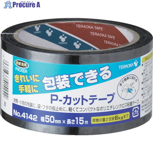 TERAOKA P-�J�b�g�e�[�v NO.4142 50mm×15M �� 4142 BK-50X15 1�� ��793-9744