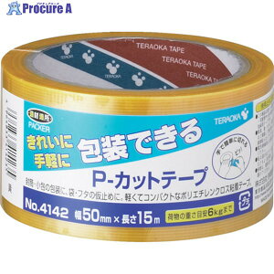 TERAOKA P-�J�b�g�e�[�v NO.4142 50mm×15M �� 4142 Y-50X15 1�� ��793-9795