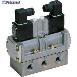 CKD �d���� �p�C���b�g��5�|�[�g�كZ���b�N�X�o���u 4F�V���[�Y 10C Rc1/2 AC100V 4F520-15-AC100V 1�� ��110-3610