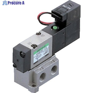 CKD �d���� �p�C���b�g��5�|�[�g�كZ���b�N�X�o���u 4K�V���[�Y 2.7C Rc1/4 DC24V 4KB210-08-DC24V 1�� ��209-1089