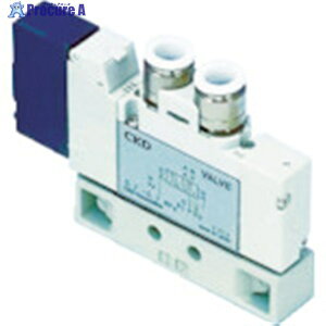 CKD �d���� �p�C���b�g��5�|�[�g�� 4GA�V���[�Y 8.1C ��12�����^�b�`�p�� DC24V 4GA410-C12-3 1�� ��332-5725