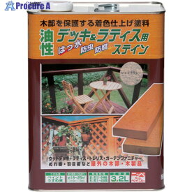 ニッぺ 油性デッキ＆ラティス 3.2L シャドウグレー HUH008-3.2 4976124525889 1缶 ▼859-8996