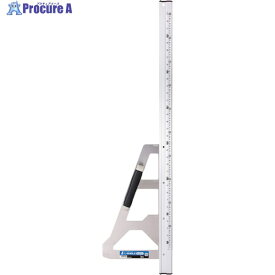 シンワ 丸ノコガイド定規 エルアングル かるぴた 1m 併用目盛 73207 1本 ▼557-4577