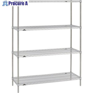 ERECTA �X�[�p�[�V���[�Y�E�X�e�����X���C���[�V�F���t �Ԍ�605mm×���s307mm×����1587mm(P) DB�t 4�i SSS610P1590W4 1�� ����349-6086 �y�����s�x���ρz