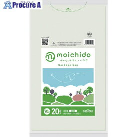 サニパック ゴミ袋 MOICHIDO 半透明 90L 20枚 0.020mm CM90 1冊 ▼702-3540