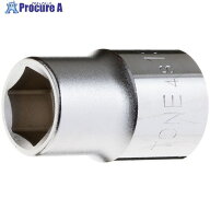 TONE ソケット(6角) 対辺寸法13mm 全長35mm 4S-13 1個 ▼122-2864 ●YA513