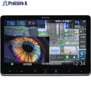 KENWOOD 10V�^�t���[�e�B���O �i�r �ʑ��i�r MDV-MX12F MiniLED�o�b�N���C�g�̗p �n��f�W�^��TV�`���[�i�[���� DVD/USB/SD MDV-MX12F 1�� ����724-1858 �y�����s�x���ρz