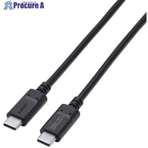 ELECOM USB Type-C to USB Type-C�P�[�u�� �X�^���_�[�h �ő�240W 2.0m �u���b�N MPA-CCPE20BK 1�{ ����713-6068