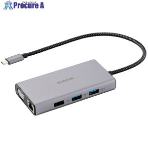 ELECOM Type-C�h�b�L���O�X�e�[�V���� USB PD�Ή� 10Gbps �V���o�[ DST-101BPSV 1�� ����715-9725