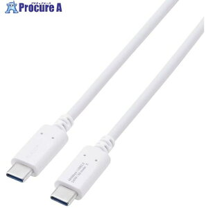 ELECOM USB Type-C to USB Type-C�P�[�u�� �X�^���_�[�h �ő�240W 1.5m �z���C�g MPA-CCPE15WH 1�{ ����715-9745