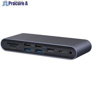 �i�J�o���V Type-C�g���v���f�B�X�v���C�h�b�N/�O���[ UD-C14GY 1�� ����723-8767 �y�����s�x���ρz