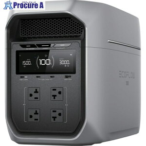 EcoFlow �|�[�^�u���d�� DELTA 3 MAX Plus EFD3MP-JP 1�� ��707-7994 ���ԏ�n��