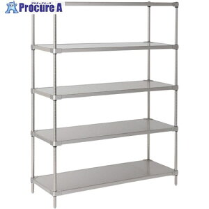 ERECTA �X�[�p�[�V���[�Y�E304�\���b�h�V�F���t �Ԍ�911mm×���s461mm×����1587mm(P) DB�� 5�i MSS910SP1590N5 1�� ����349-8511 �y�����s�x���ρz