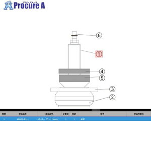 KTC ABX70-B1-1 �{���g�E�v��-�gASSY ABX70-B1-1 1�� ����381-8255 �y�����s�x���ρz
