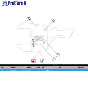 KTC FMR330-7 �R�C���X�v�����O FMR330-7 1�� ����381-8715 �y�����s�x���ρz