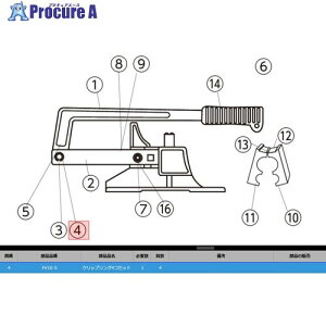 KTC FV10-5 �N���b�v�����O FV10-5 1�� ����382-0049 �y�����s�x���ρz