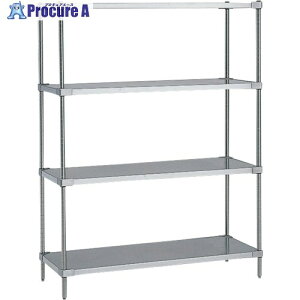 ERECTA �X�[�p�[�V���[�Y�E304�\���b�h�V�F���t �Ԍ�1519mm×���s614mm×����1587mm(P) DB�� 4�i LSS1520SP1590N4 1�� ����348-8500