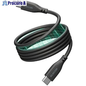 ELECOM USB Type-C�P�[�u�� �܂Ƃ܂�}�O�l�b�g �i�C�������b�V�� �ő�60W 1.0m �u���b�N MPA-CCTMG10BK 1�{ ����713-6335