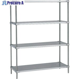 ERECTA �X�[�p�[�V���[�Y�E304�\���b�h�V�F���t �Ԍ�1822mm×���s461mm×����1384mm(P) DB�� 3�i MSS1820SP1390N3 1�� ����349-7939 �y�����s�x���ρz