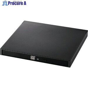 ELECOM �|�[�^�u��DVD�h���C�u USB3.2(Gen1) �Đ��E�ҏW�E�������݃\�t�g�t Type-A Type-C �u���b�N LDR-PWA8U3CVBK 1�� ����673-8595