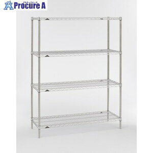 ERECTA �X�[�p�[�V���[�Y�E�X�e�����X���C���[�V�F���t �Ԍ�1212mm×���s919mm×����2197mm(PS) DB�� 4�i SLLS1220PS2200N4 1�� ����348-5052