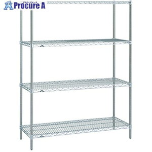 ERECTA �X�[�p�[�V���[�Y�E�I�[���X�e�����X���C���[�V�F���t �Ԍ�758mm×���s460mm×����2197mm(PS) DB�t 4�i SMS760PS2200SW4 1�� ����349-8414 �y�����s�x���ρz