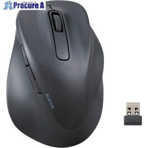 ELECOM �}�E�X EX-G �E���p XL�T�C�Y ����2.4GHz 5�{�^�� �R�� �É� �u���b�N M-XGXL30DBSKBK 1�� ��582-7845