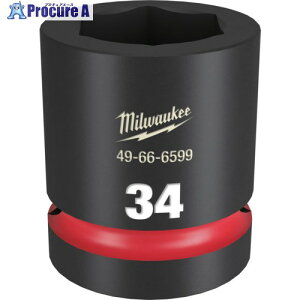 milwaukee SHOCKWAVE IMPACT DUTY �C���p�N�g�\�P�b�g 1�C���`(25.4mm)�p 34mm 49-66-6599 1�� ��571-7131